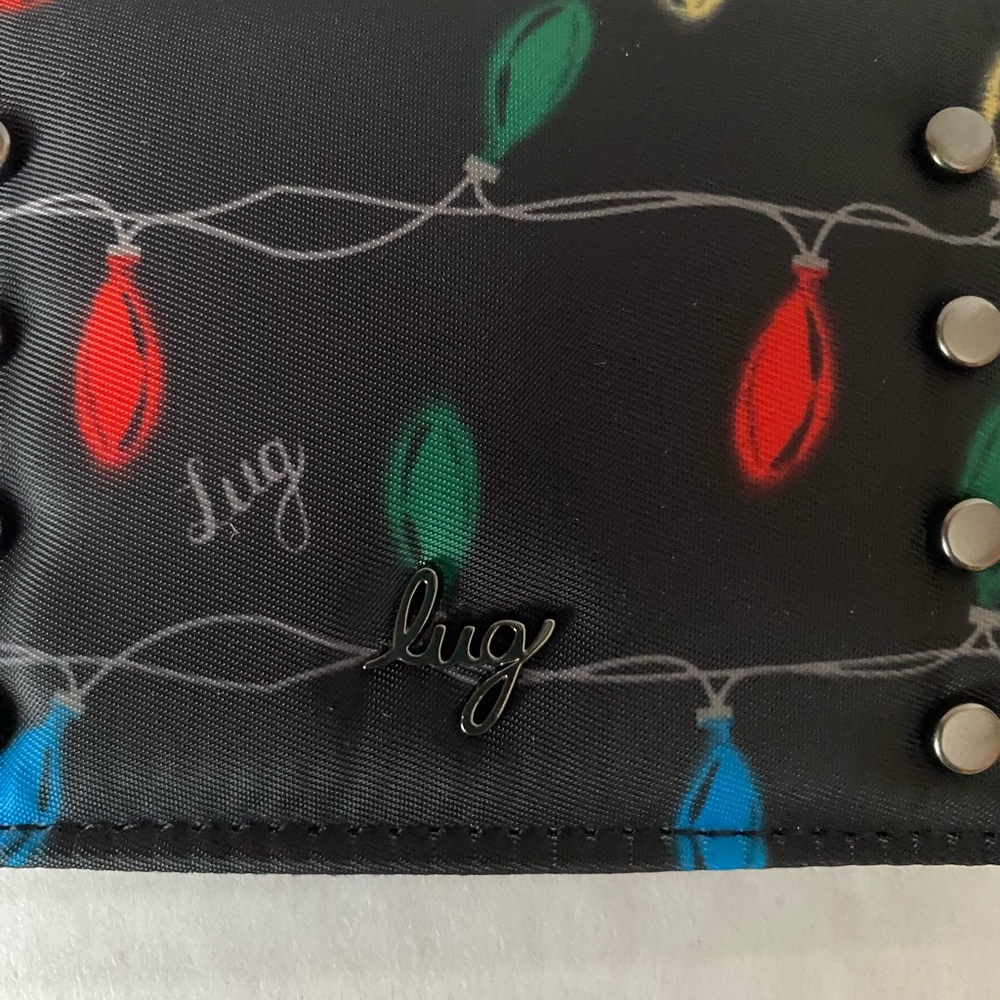 Lug Walkover Wallet Lights Black New - Picture 4 of 13